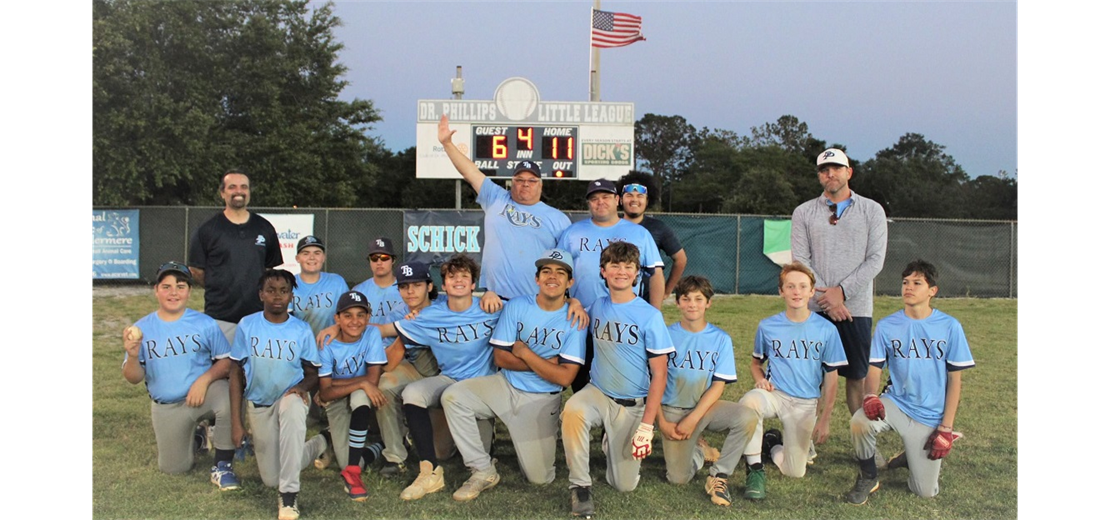 Congrats to the Rays - Spring '22 Juniors Champs!