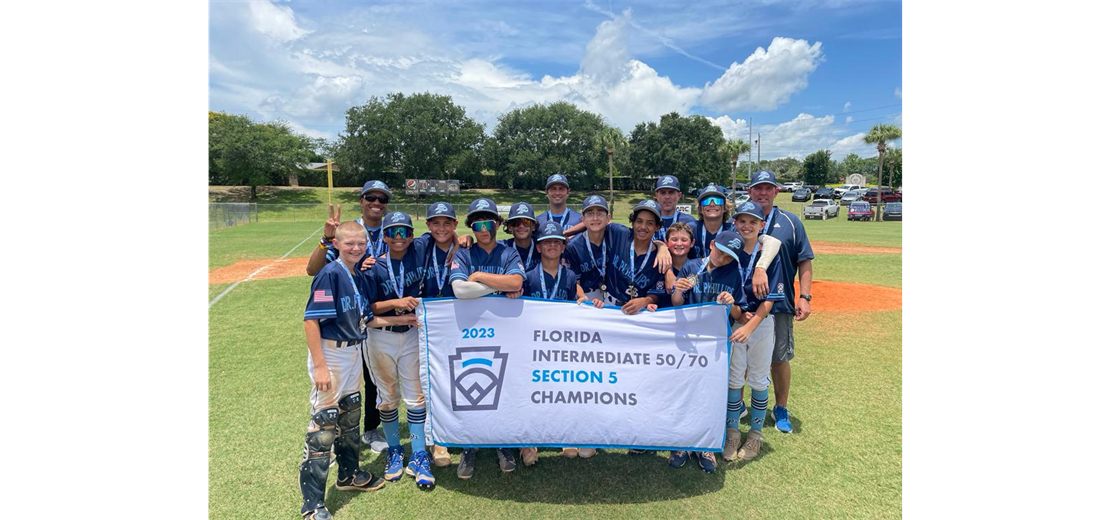 Section 5 Intermediate Baseball Champions!
