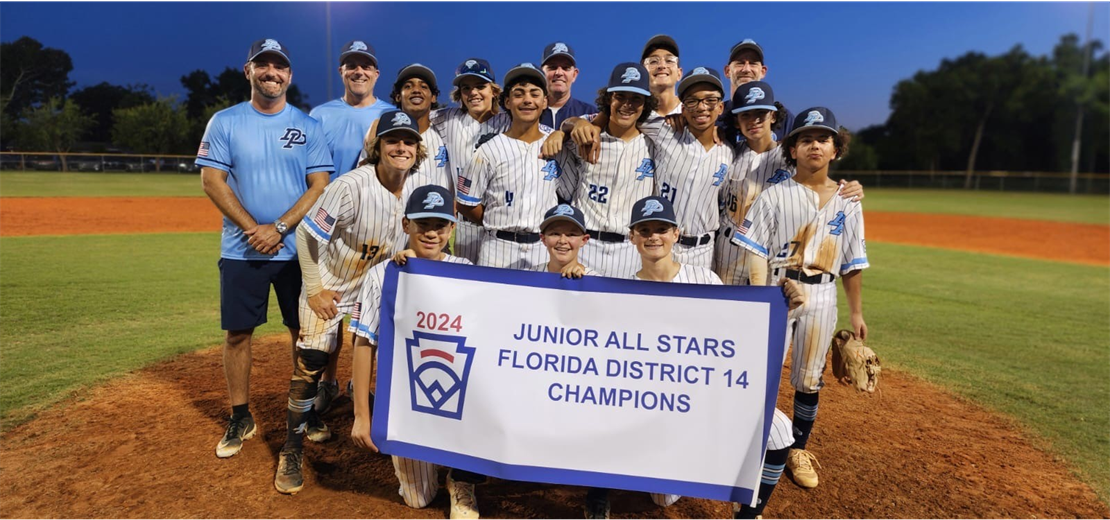 Junior Baseball - 2024 District 14 Champions
