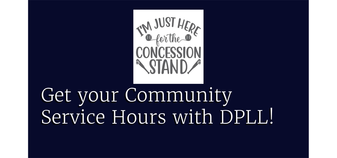 Get your Community Service Hours with DPLL! 
