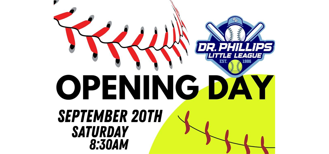 Opening Day September 20th! 