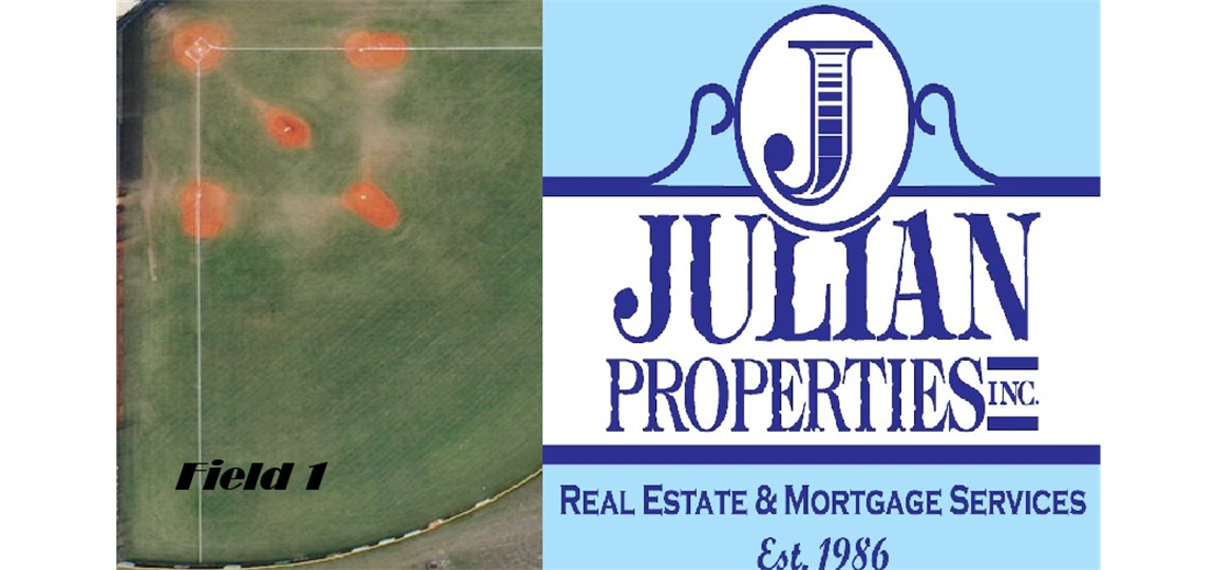 Thank you to our Field 1 Sponsor Julian Properties! 